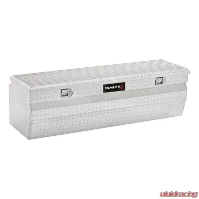 TrailFX Chest Sgl Lid Dia Tread Bright Pol 16 Gauge Alum 47x19-7/8x17-1/8 - 150481